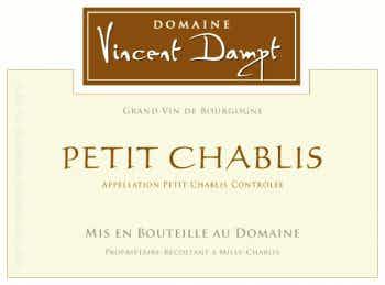 Domaine Vincent Dampt Petit Chablis 2017