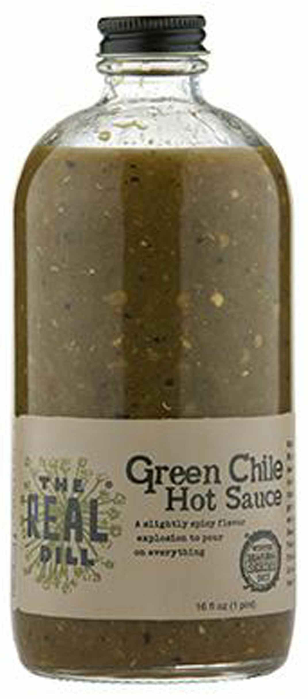 The Real Dill Green Chile Hot Sauce 16oz