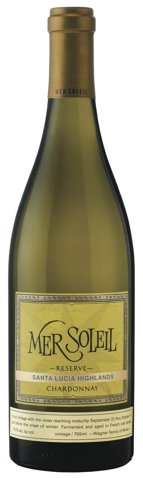 Mer Soleil Santa Lucia Highlands Reserve Chardonnay 2016