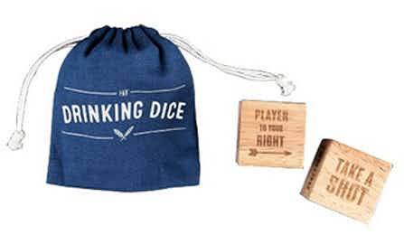 Foster & Rye Wood Drinking Dice Set