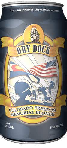 Dry Dock Brewing Colorado Freedom Memorial Blonde 6 pack 12oz