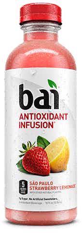 Bai Sau Paulo Strawberry Lemonade 17oz Bottle