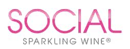 Social Sparkling Wine Hibicus Cucumber 10oz Bottle