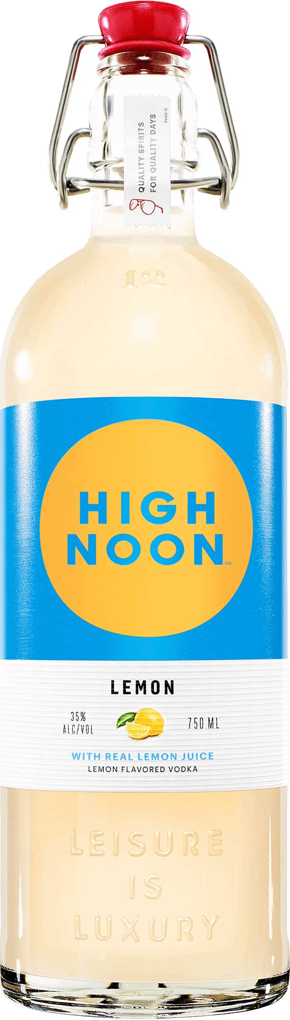 High Noon Spirits Lemon Vodka 50ml Bottle