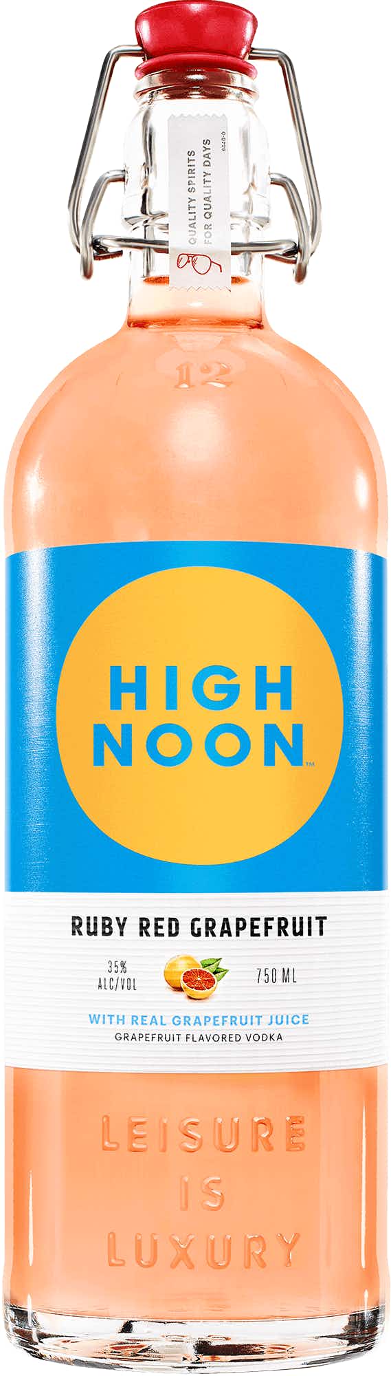 High Noon Spirits Ruby Red Grapefruit Vodka 50ml Bottle