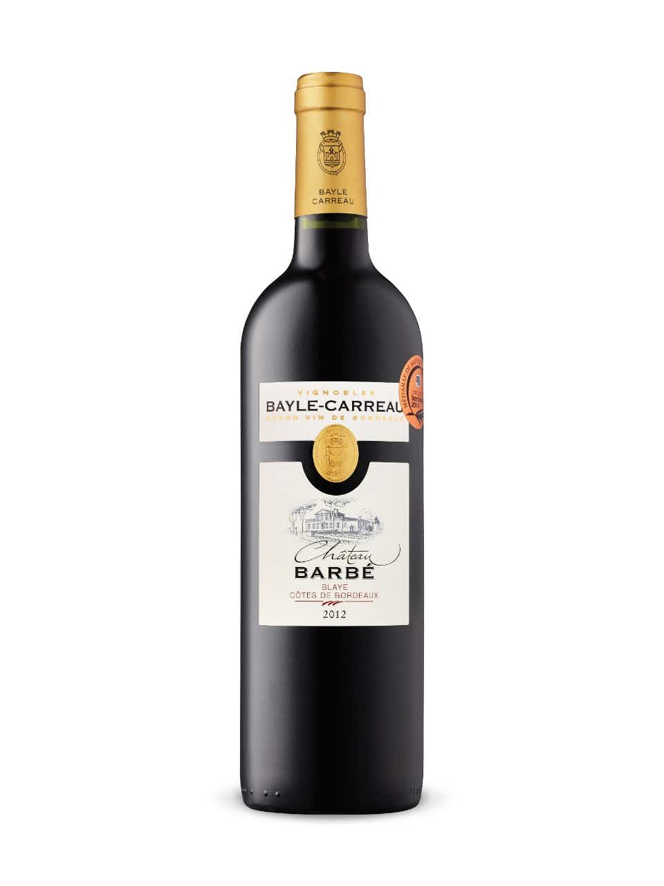 Château de Barbe Côtes de Bourg 2015