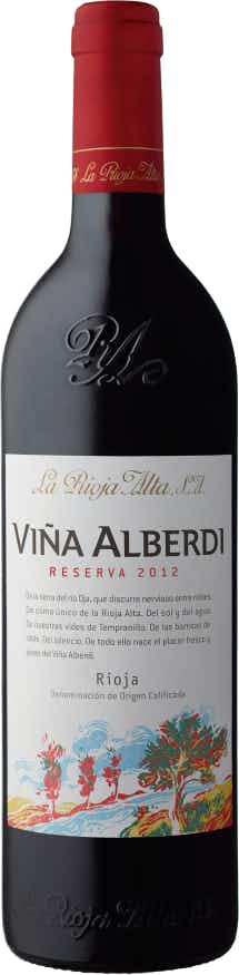 La Rioja Alta Viña Alberdi Rioja Reserva 2012