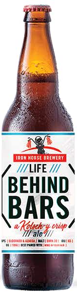 Iron Horse Brewing Life Behind Bars 22oz Bottle