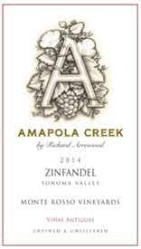 Amapola Creek Monte Rosso Vineyard Zinfandel 2014
