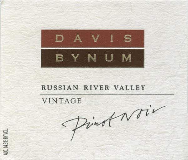 Davis Bynum Russian River Valley Pinot Noir 2016