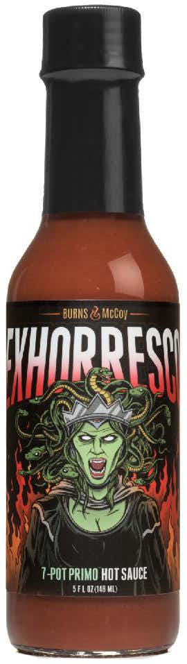 Burns & McCoy Exhorresco-7 Pot Primo Hot Sauce 5oz Bottle