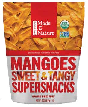Made In Nature Dried Mangoes 16oz Bag