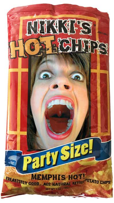 Nikki's Hot Ass Chips 7oz Bag