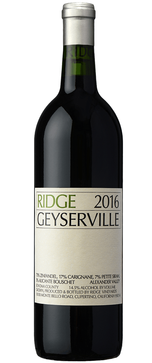 Ridge Vineyards Geyserville 2016