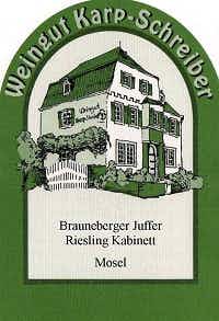 Karp-Schreiber Brauneberger Juffer Riesling Kabinett 2016