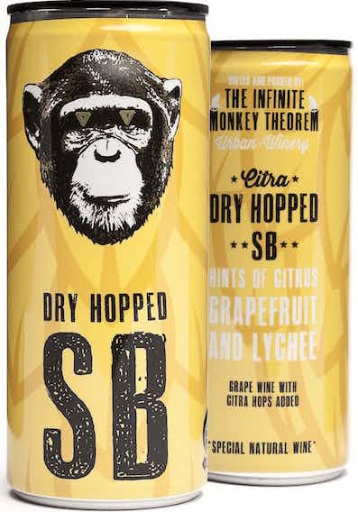 The Infinite Monkey Theorem Dry Hopped Sauvignon Blanc 4 pack 8oz Can