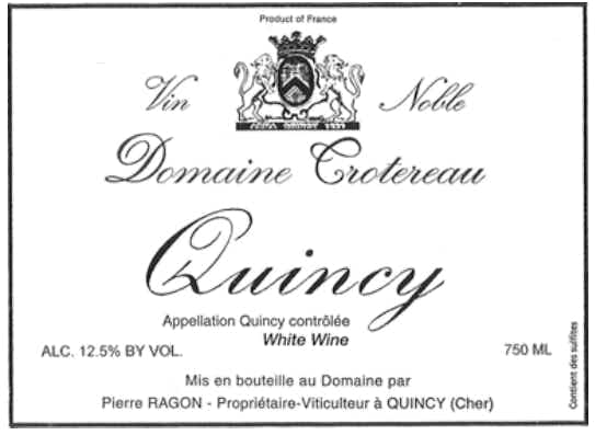 Domaine Trotereau Quincy