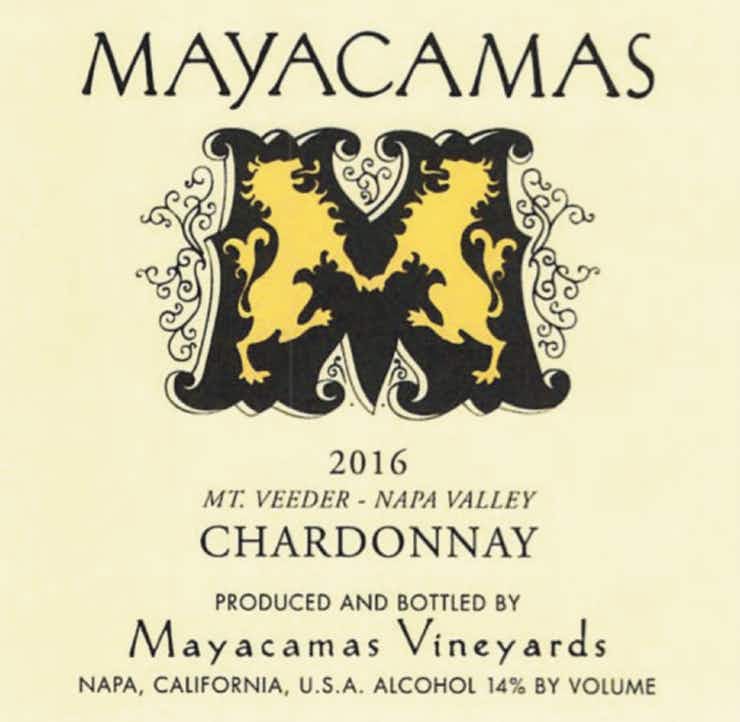Mayacamas Mt. Veeder Chardonnay 2016