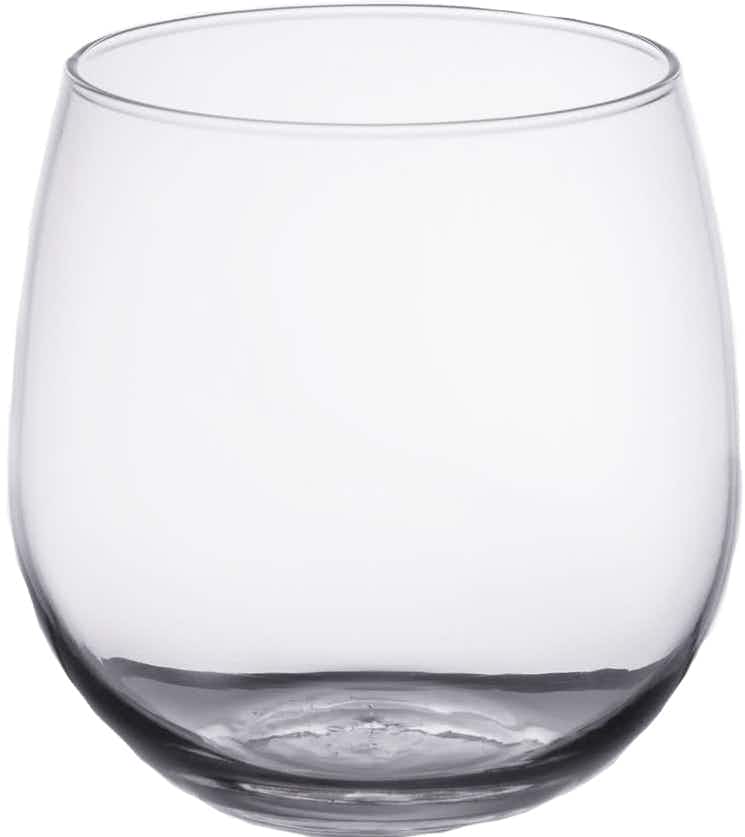 Libbey Stemless Red Wine Glass 16.75oz 750ml