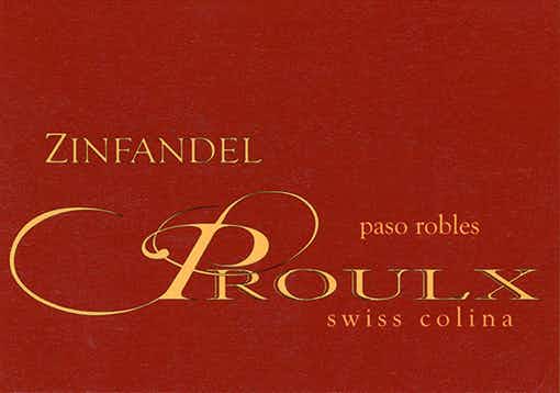 Proulx Proulx Red Label Zinfandel 2016