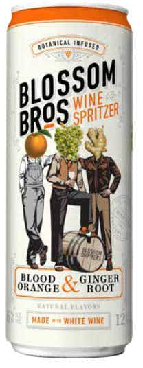 Blossom Brothers Blood Orange & Ginger Root 4 pack 12oz Bottle