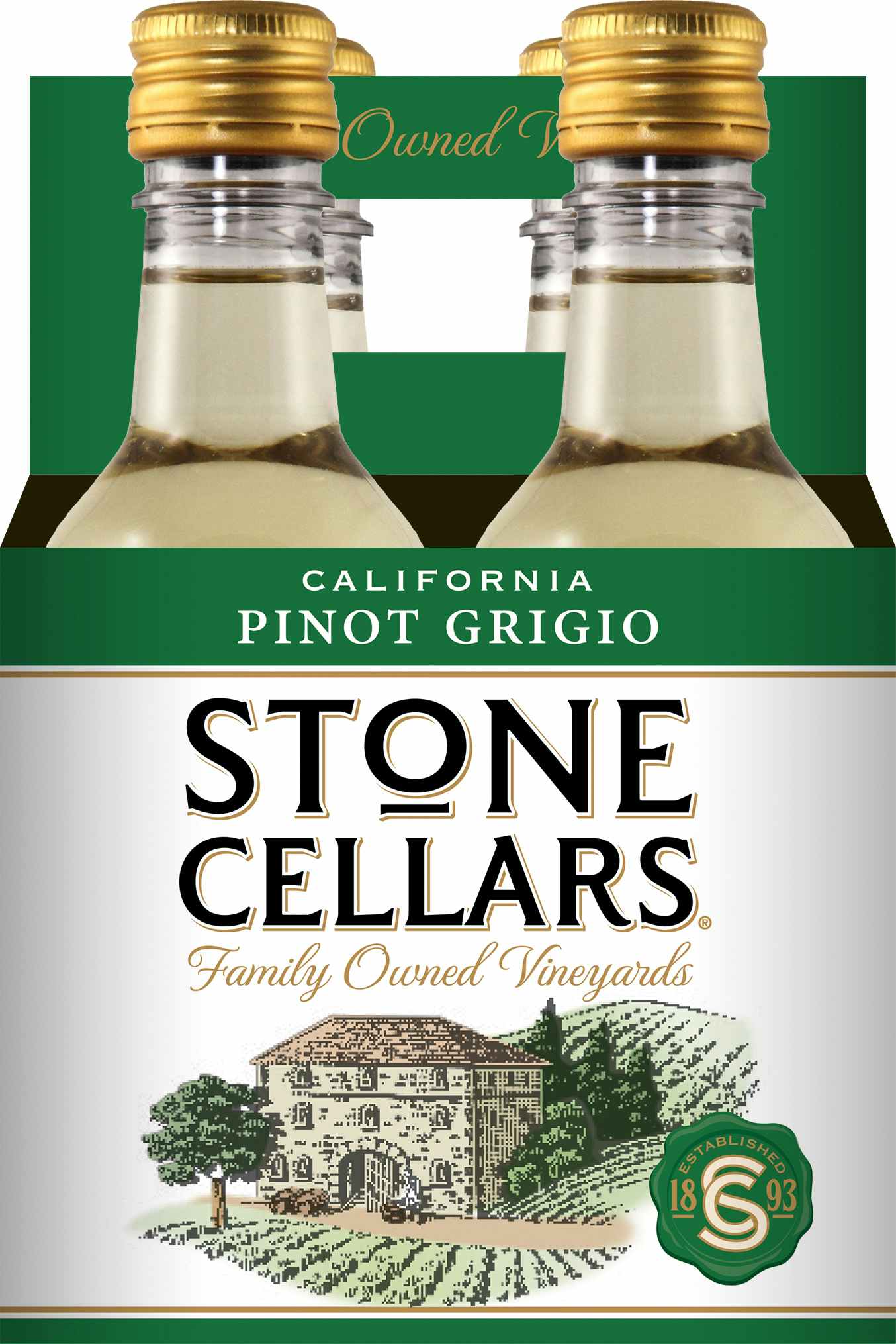 Stone Cellars Pinot Grigio 4 pack 187ml