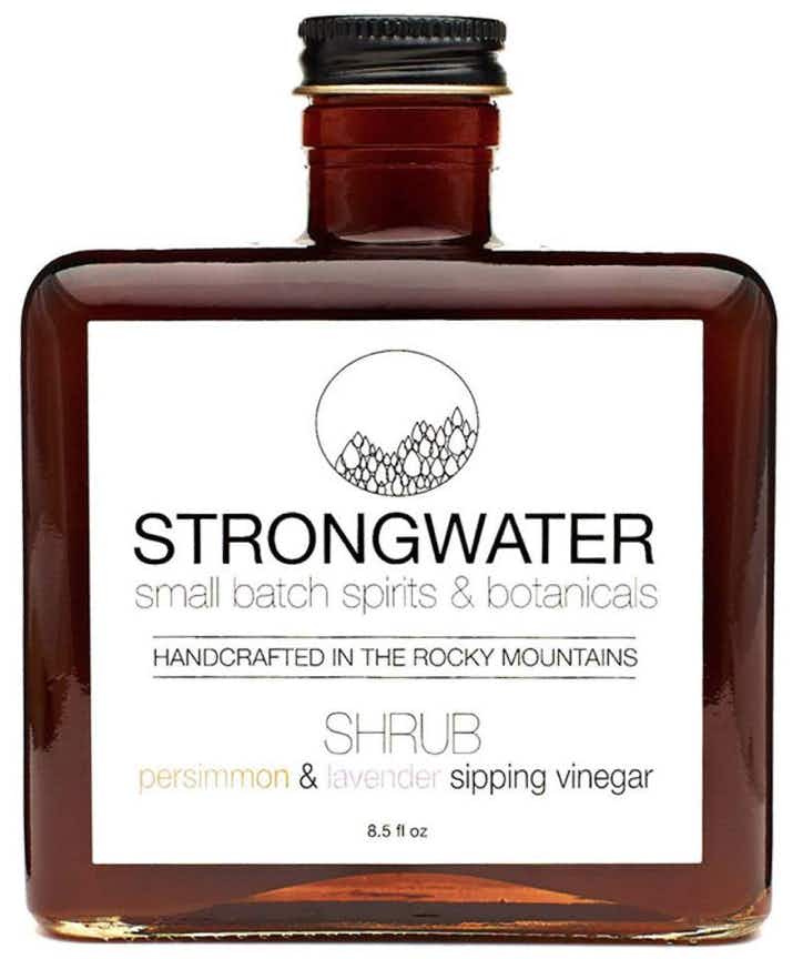 Strongwater Persimmon & Lavender Shrub 8.5oz