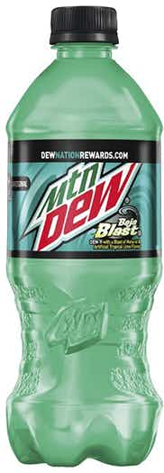 Mountain Dew Baja Blast 20oz Plastic Bottle