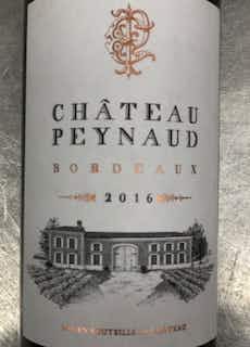 Chateau Peynaud Bordeaux White 2016