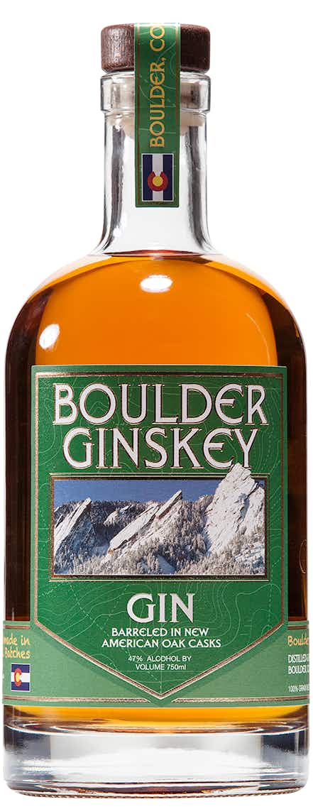 Vapor Distillery Boulder Ginskey Barrel Aged Gin