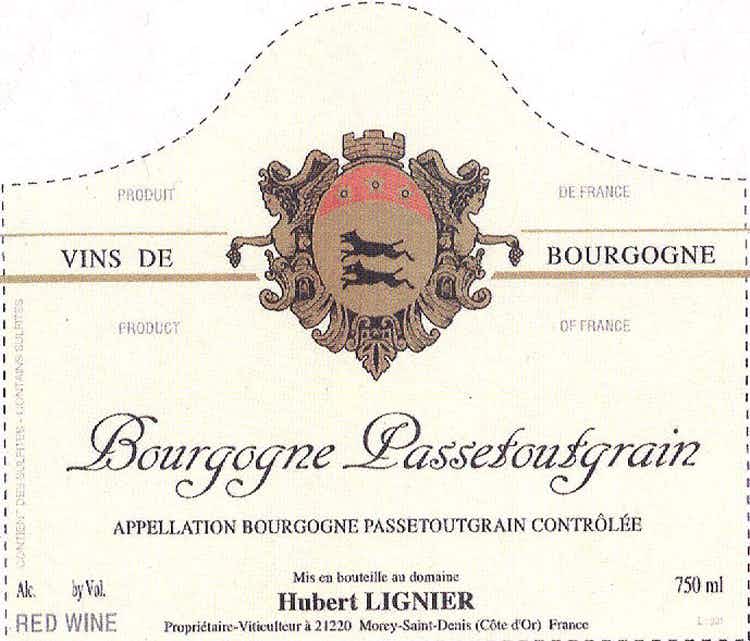 Domaine Hubert Lignier Bourgogne Passetoutgrain 2016