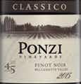 Ponzi Vineyards Pinot Noir 2015