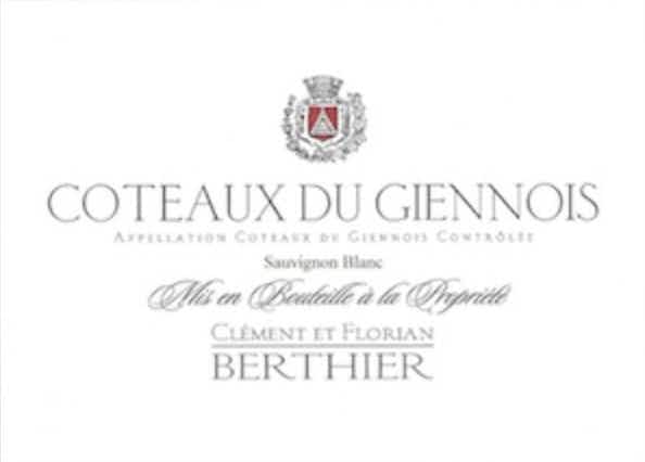 Clement et Florian Berthier Coteaux Du Giennois Sauvignon Blanc 2017