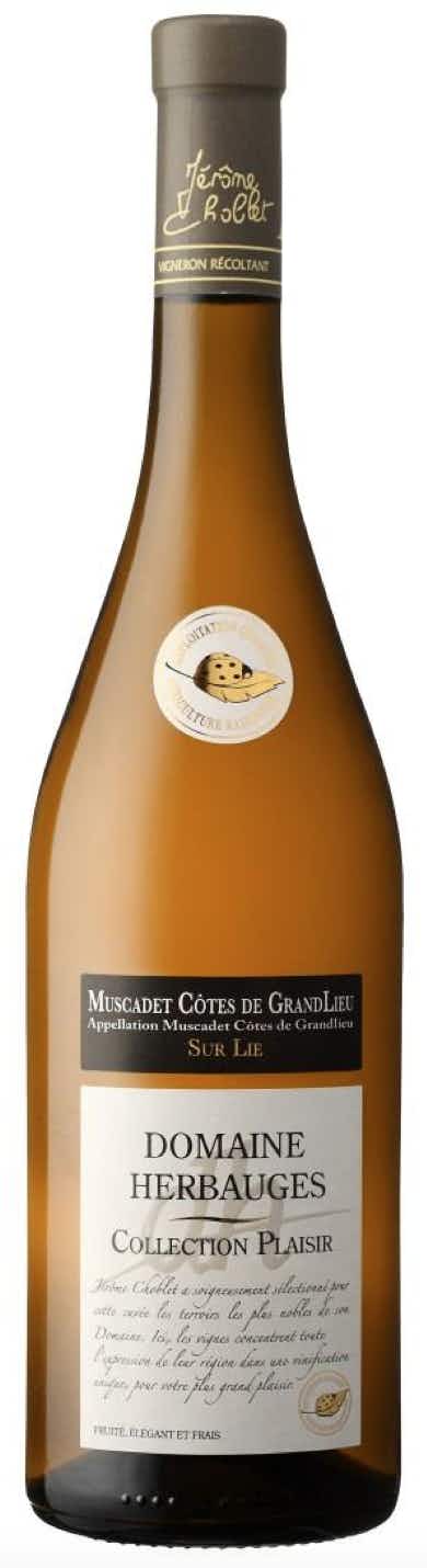 Domaine des Herbauges Muscadet Côtes De Grandlieu Sur Lie Collection Plaisir 2016