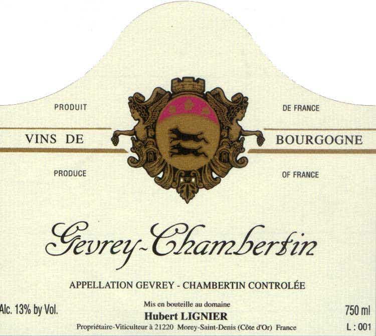 Domaine Hubert Lignier Gevrey Chambertin 2014 1.5L
