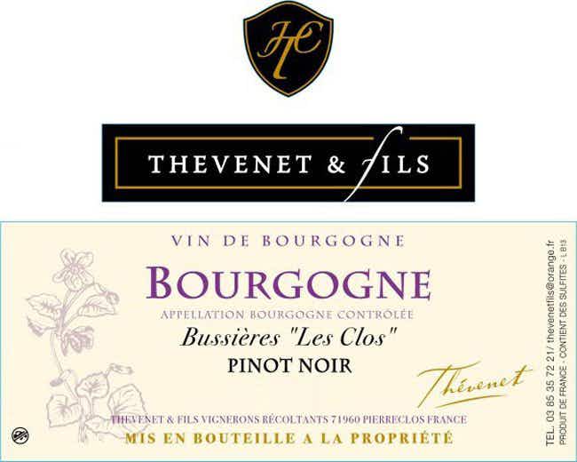 Domaine Jean Claude Thevenet Bourgogne Rouge