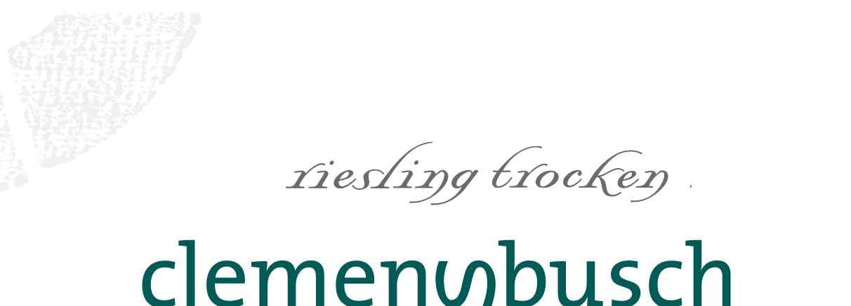Clemens Busch Riesling Trocken 2016