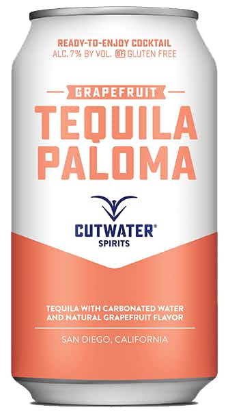 Cutwater Spirits Grapefruit Tequila Paloma 4 pack 12oz Can