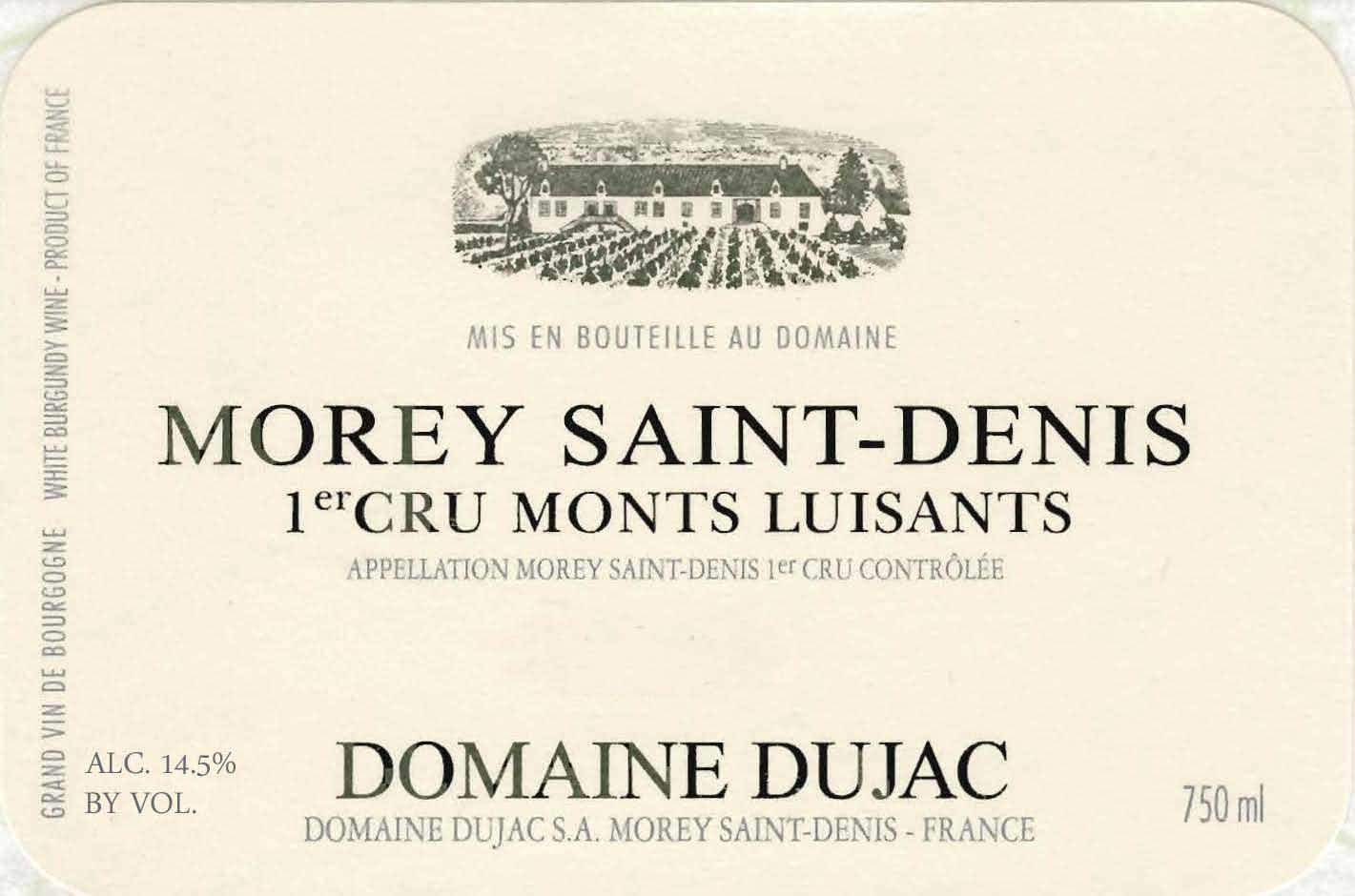 Domaine Dujac Morey Saint Denis Monts Luisants Blanc 2014
