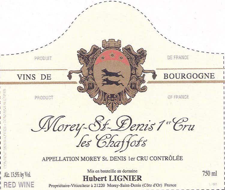 Domaine Hubert Lignier Morey St. Denis les Chaffots 2014 1.5L