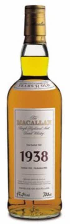 Macallan Fine & Rare 1938 Bottled in 1969 31 year old