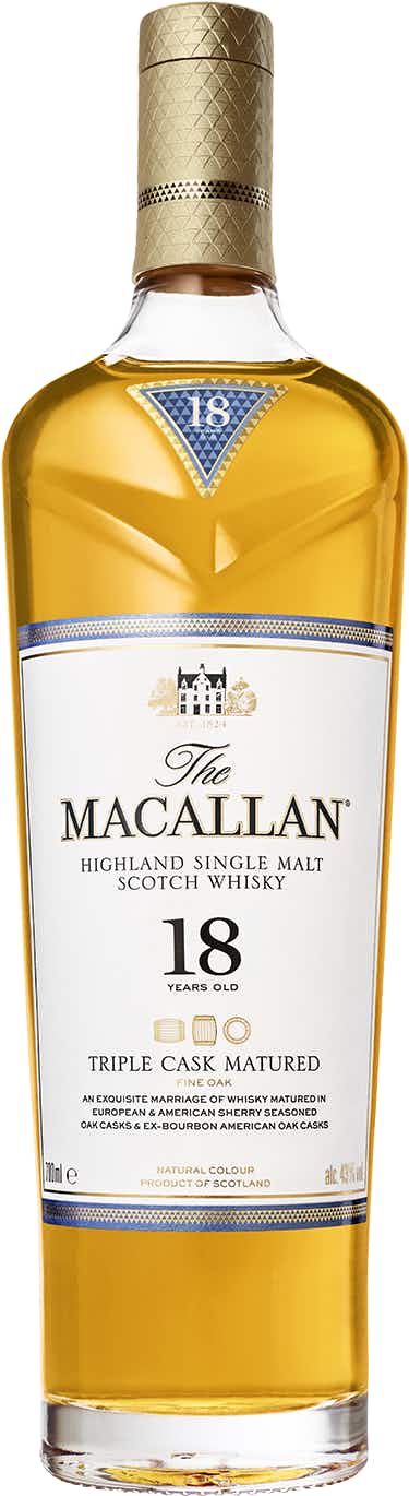 Macallan Fine Oak Triple Cask Single Malt Scotch 18 year old