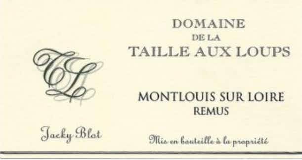 Domaine de la Taille Aux Loups Montlouis Sec Remus 2016