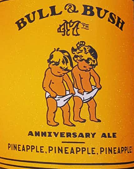 Bull & Bush Brewery Pineapple Pineapple Pineapple 16oz