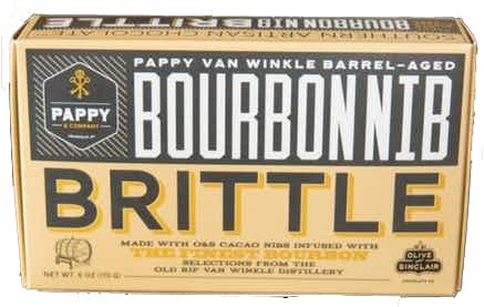 Pappy & Company Bourbon Nib Brittle By Olive & Sinclair 6oz Box