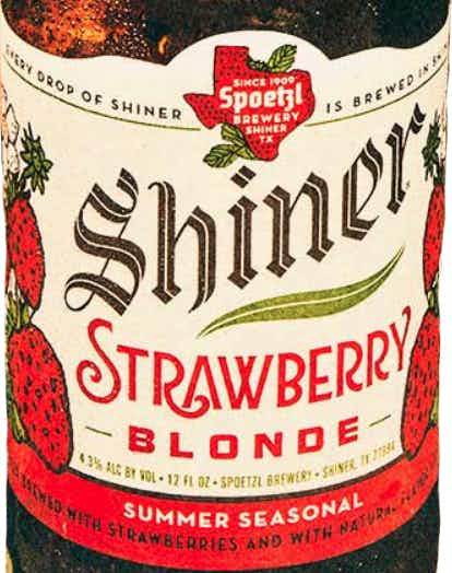 Shiner Strawberry Blonde 12 pack 12oz Can