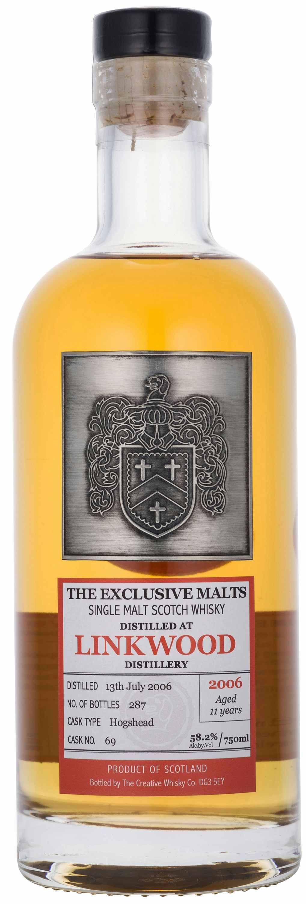 The Exclusive Malts Linkwood Single Malt Scotch Whisky 11 year old