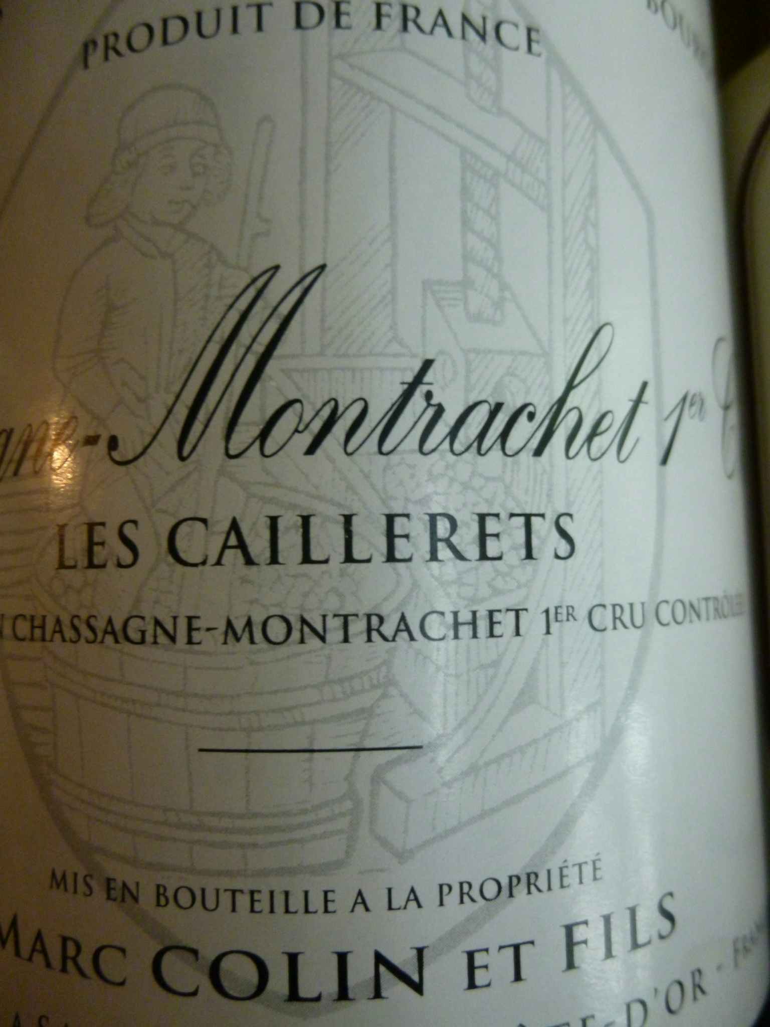 Marc Colin Chassagne Montrachet Les Caillerets 2015