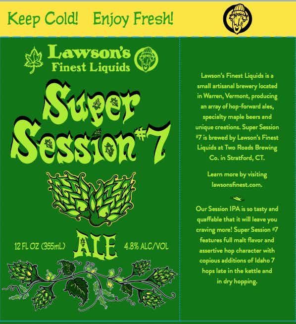 Lawson's Finest Liquids Super Session #7 IPA 6 pack 12oz Can