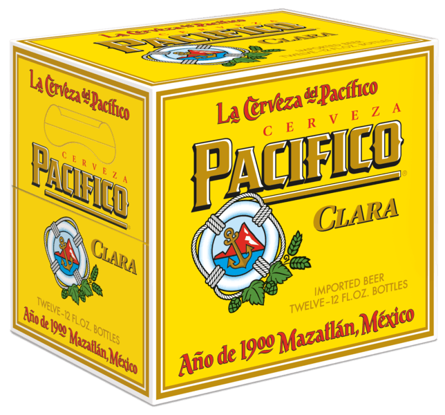 Pacifico Clara Cerveza 12 pack 12oz Bottle